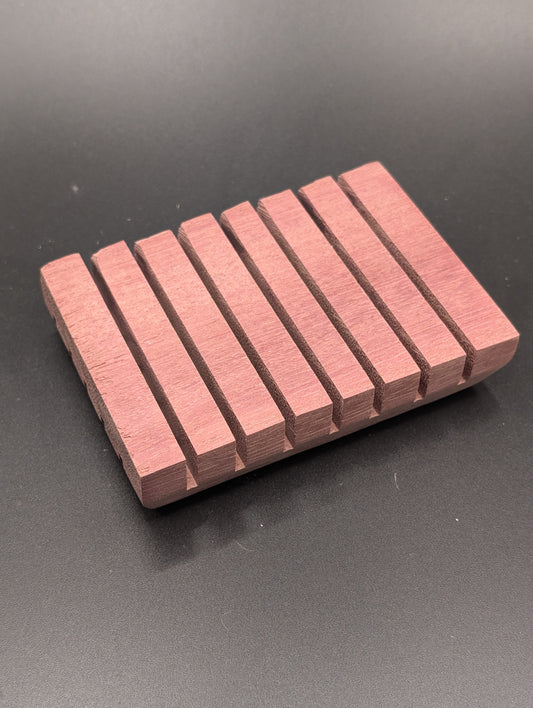 Purple Heart Wooden Soap Dish