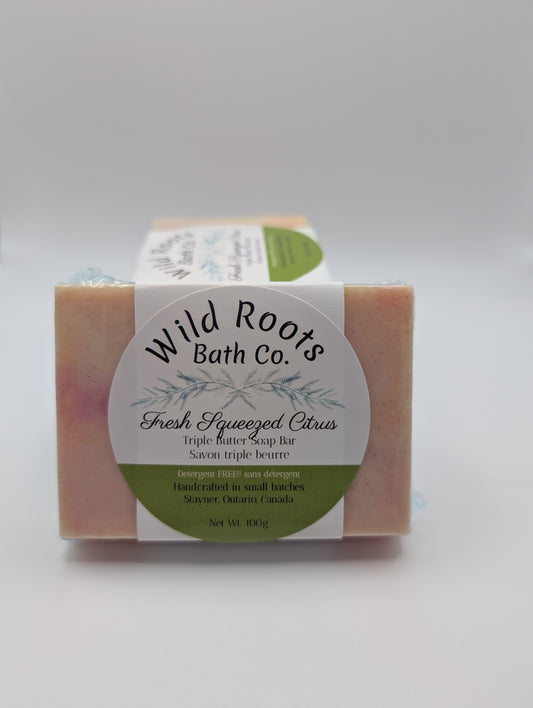 Fresh Squeezed Citrus Triple Butter Soap Bar