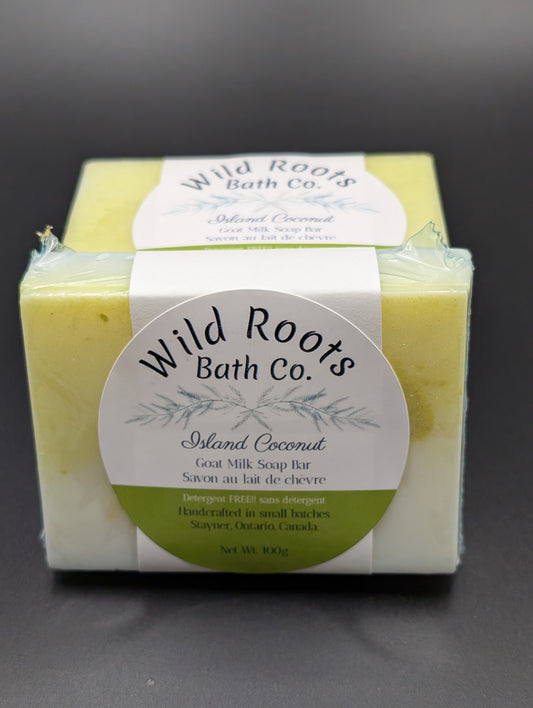 Island Coconut Goat Milk Soap Bar