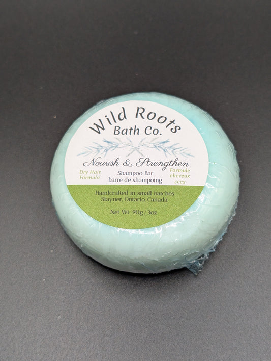 Nourish & Strengthen Shampoo Bar – Dry Hair Formula