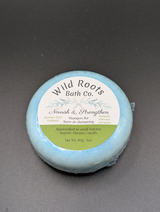 Nourish & Strengthen Shampoo Bar – Normal Hair Formula