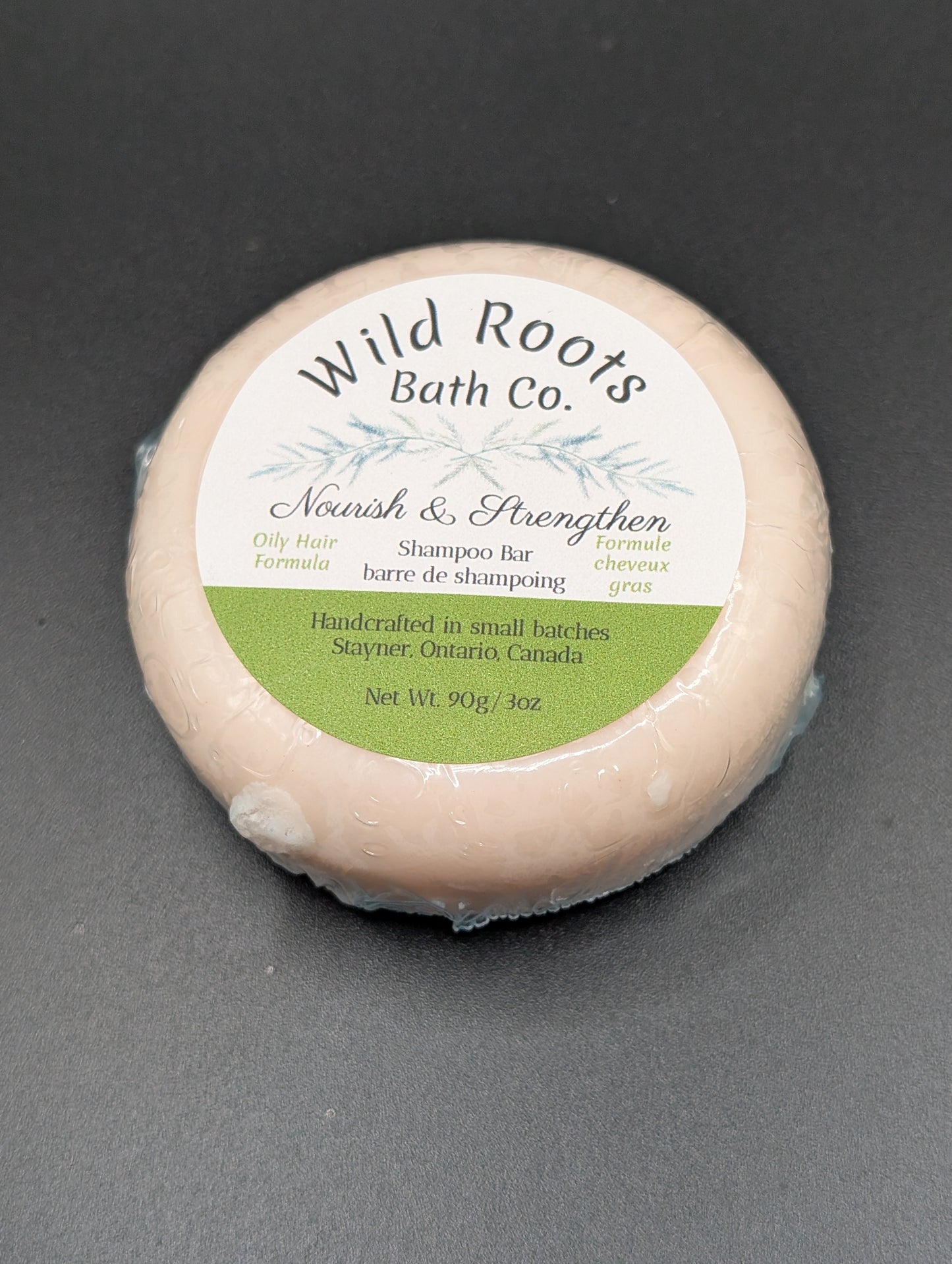 Nourish & Strengthen Shampoo Bar – Oily Hair Formula
