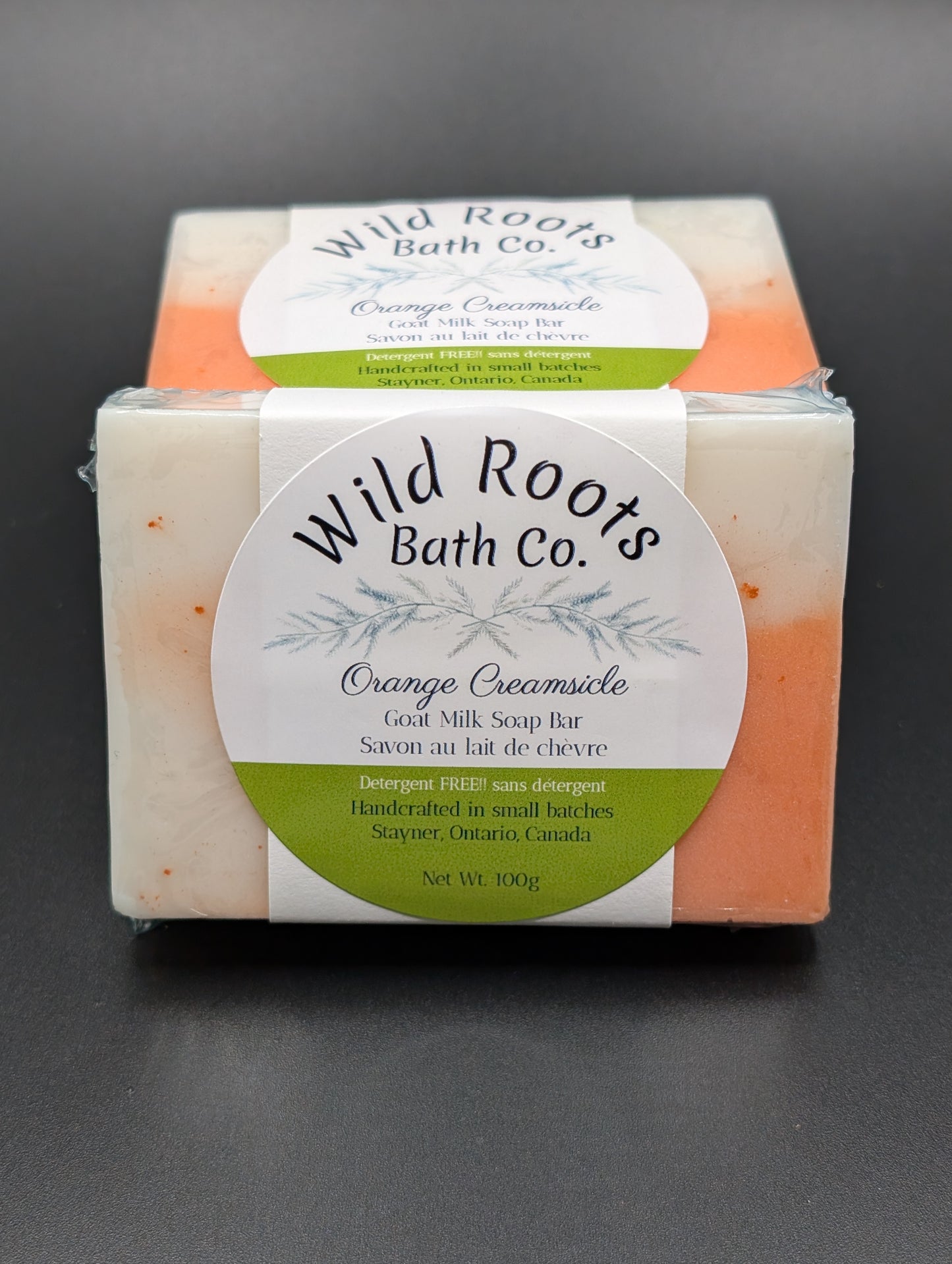 Orange Creamsicle Goat Milk Soap Bar