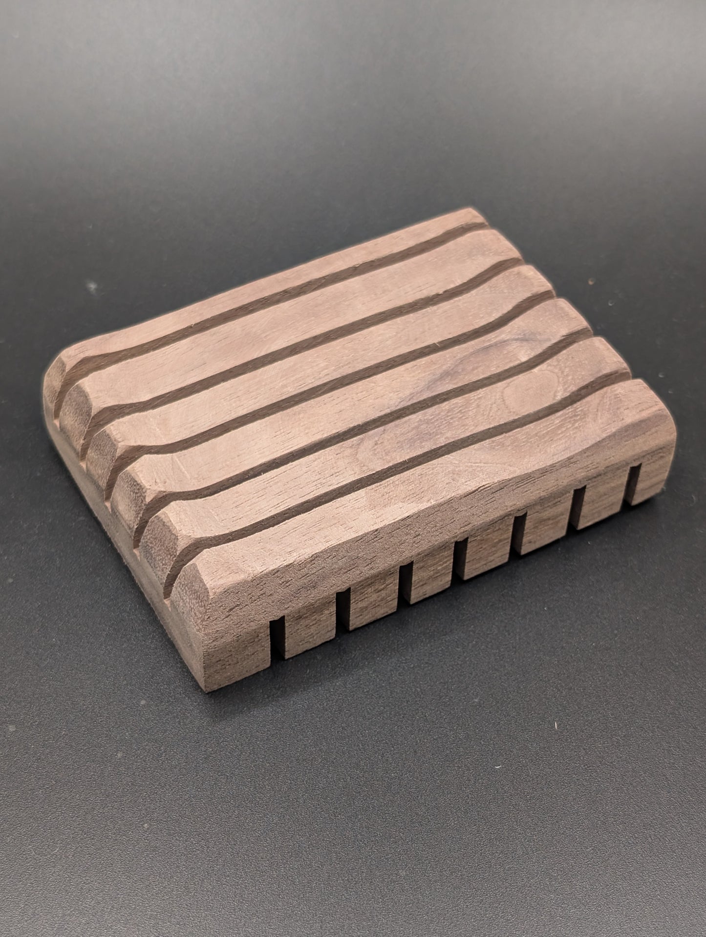 Walnut Wooden Soap Dish