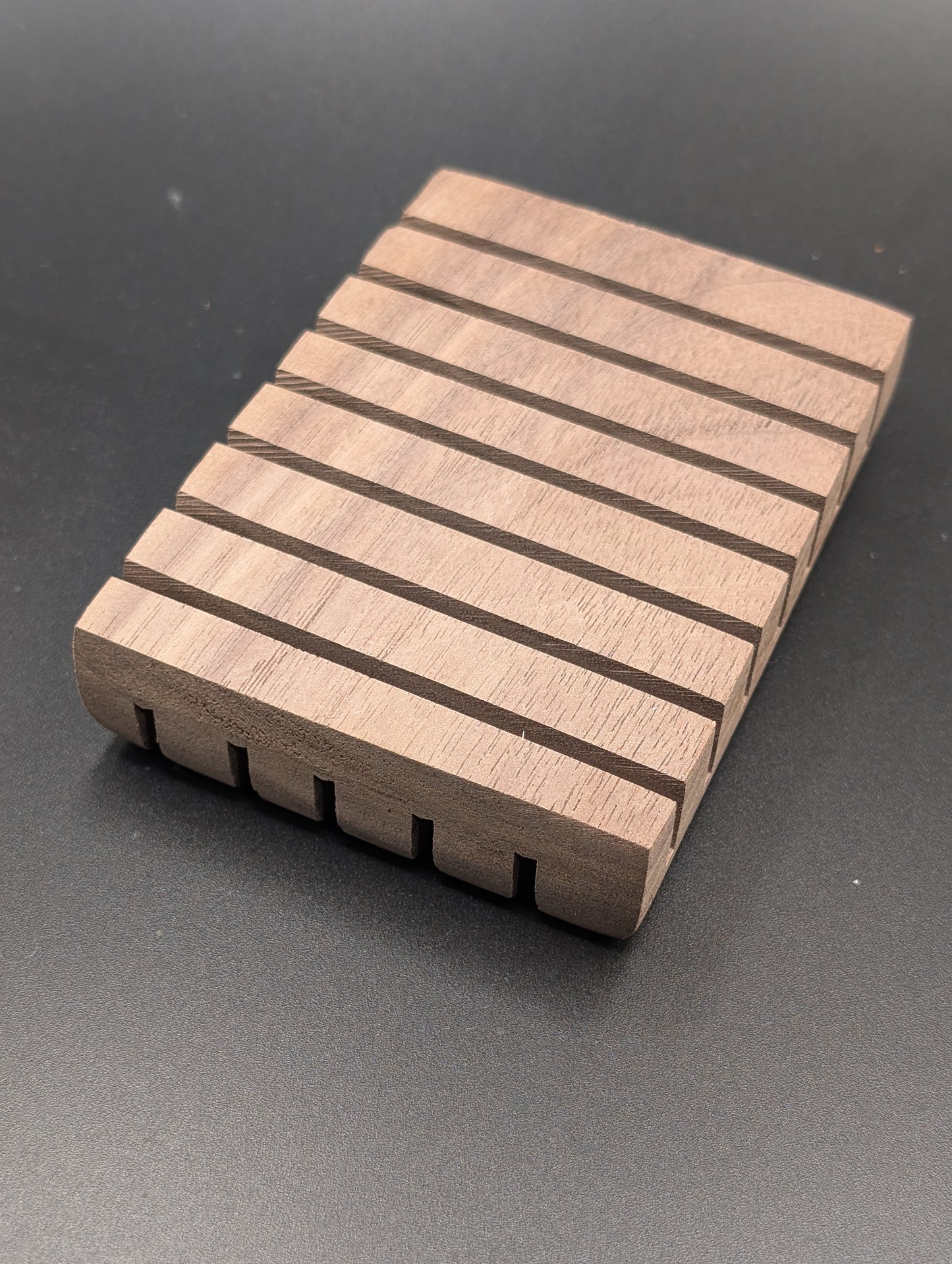 Walnut Wooden Soap Dish