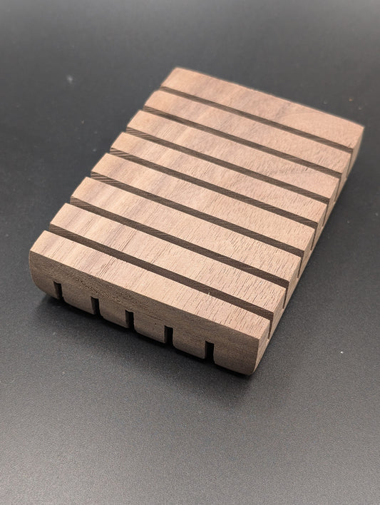 Walnut Wooden Soap Dish