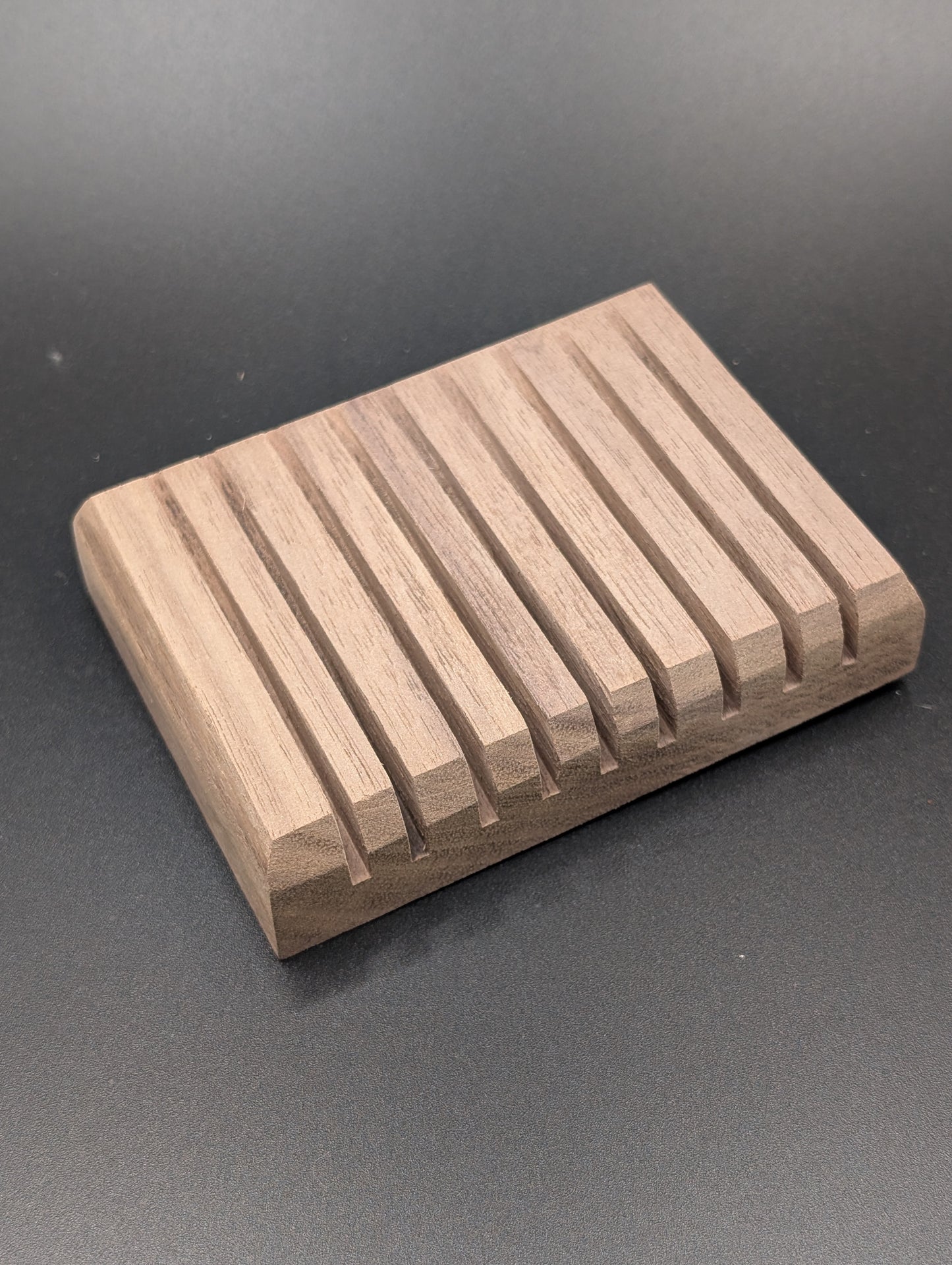 Walnut Wooden Soap Dish