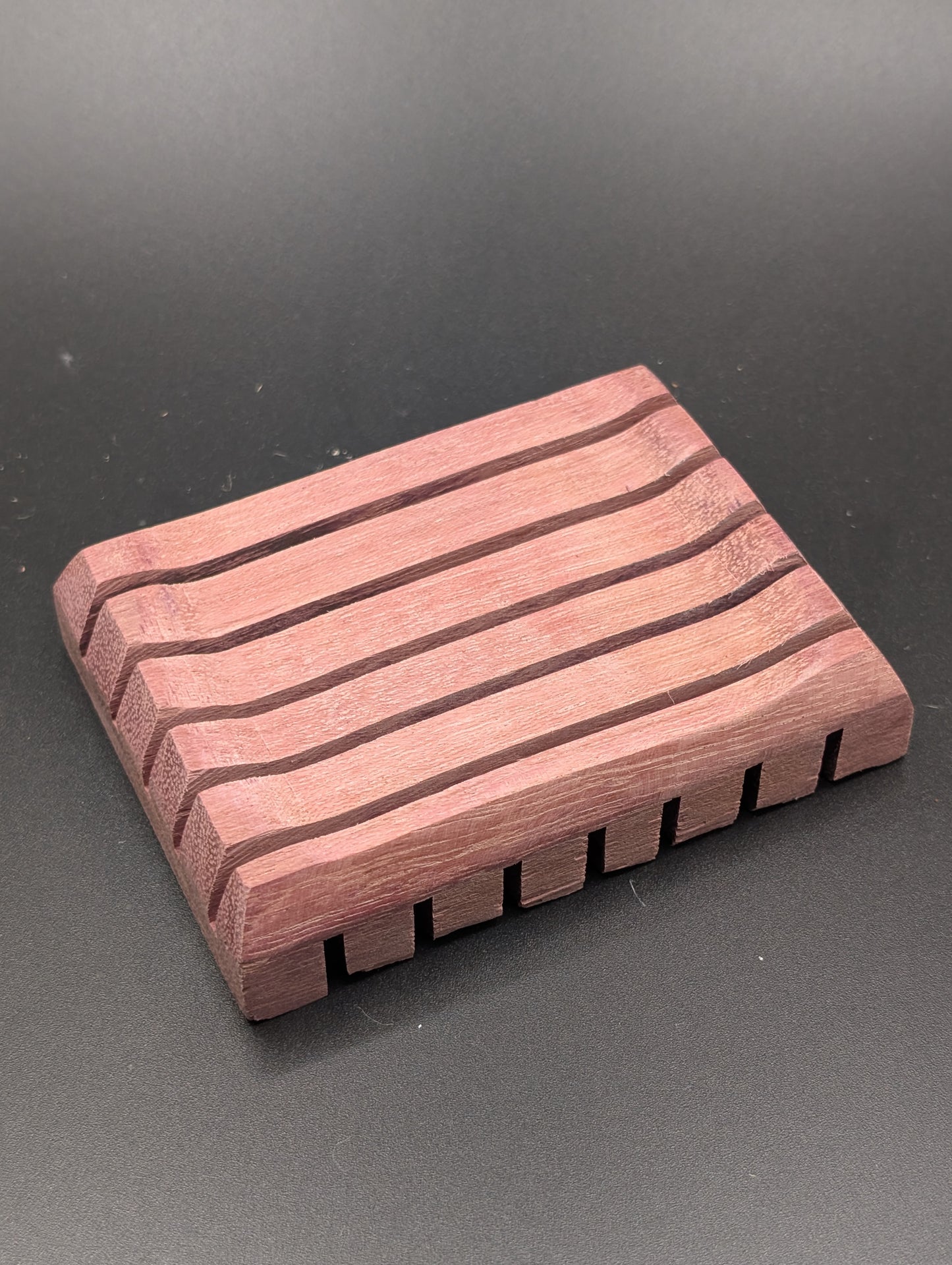 Purple Heart Wooden Soap Dish