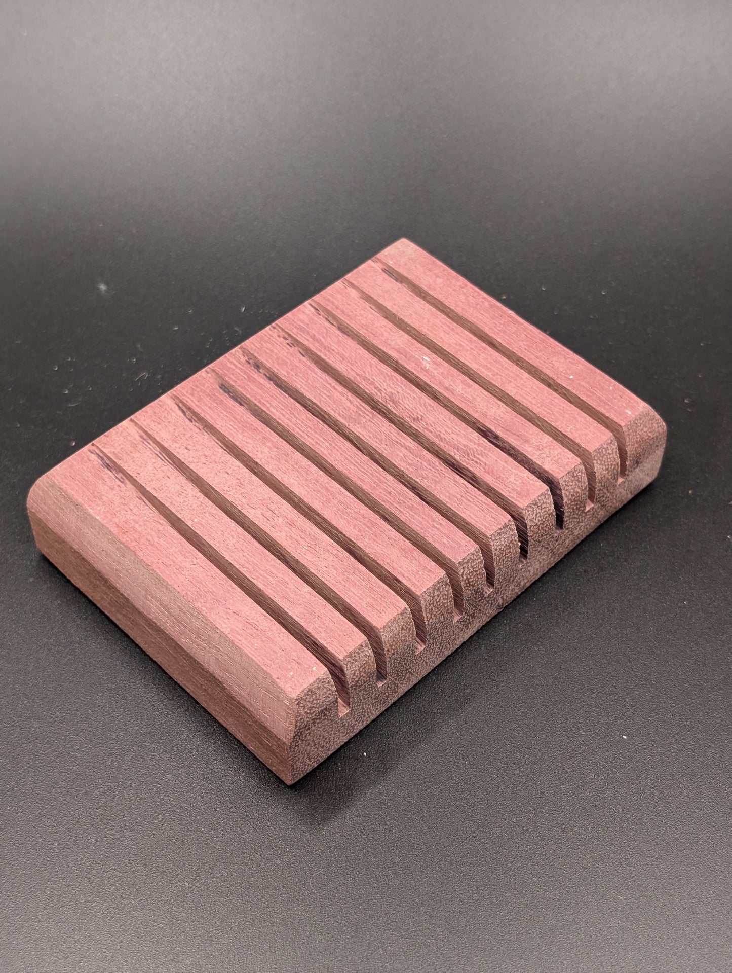Purple Heart Wooden Soap Dish