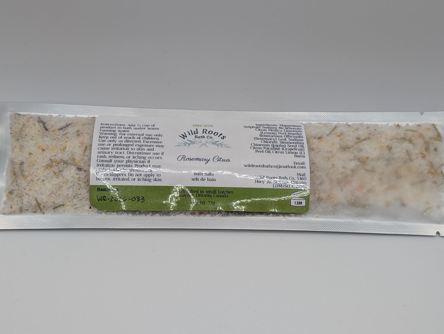 Rosemary Citrus Bath Salts