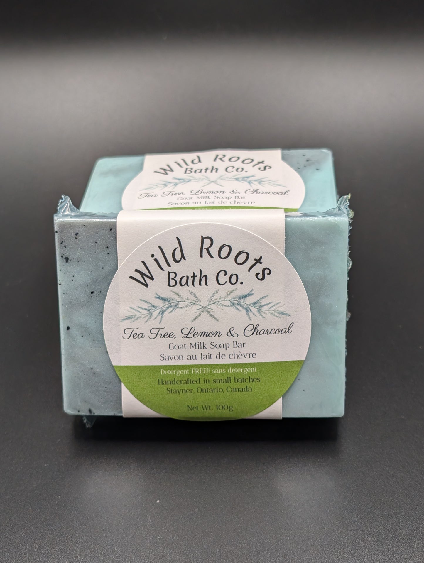 Tea Tree, Lemon & Charcoal Goat Milk Soap Bar