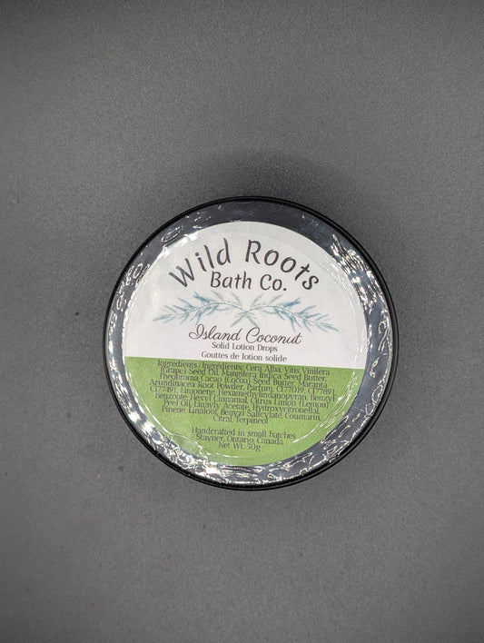 Island Coconut Solid Lotion Drops