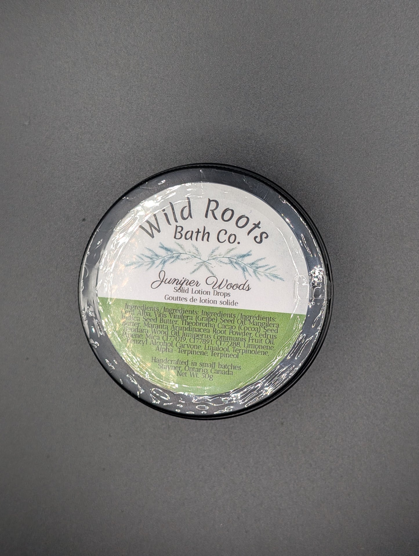 Juniper Woods Solid Lotion Drops