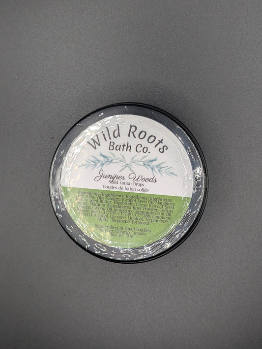 Juniper Woods Solid Lotion Drops