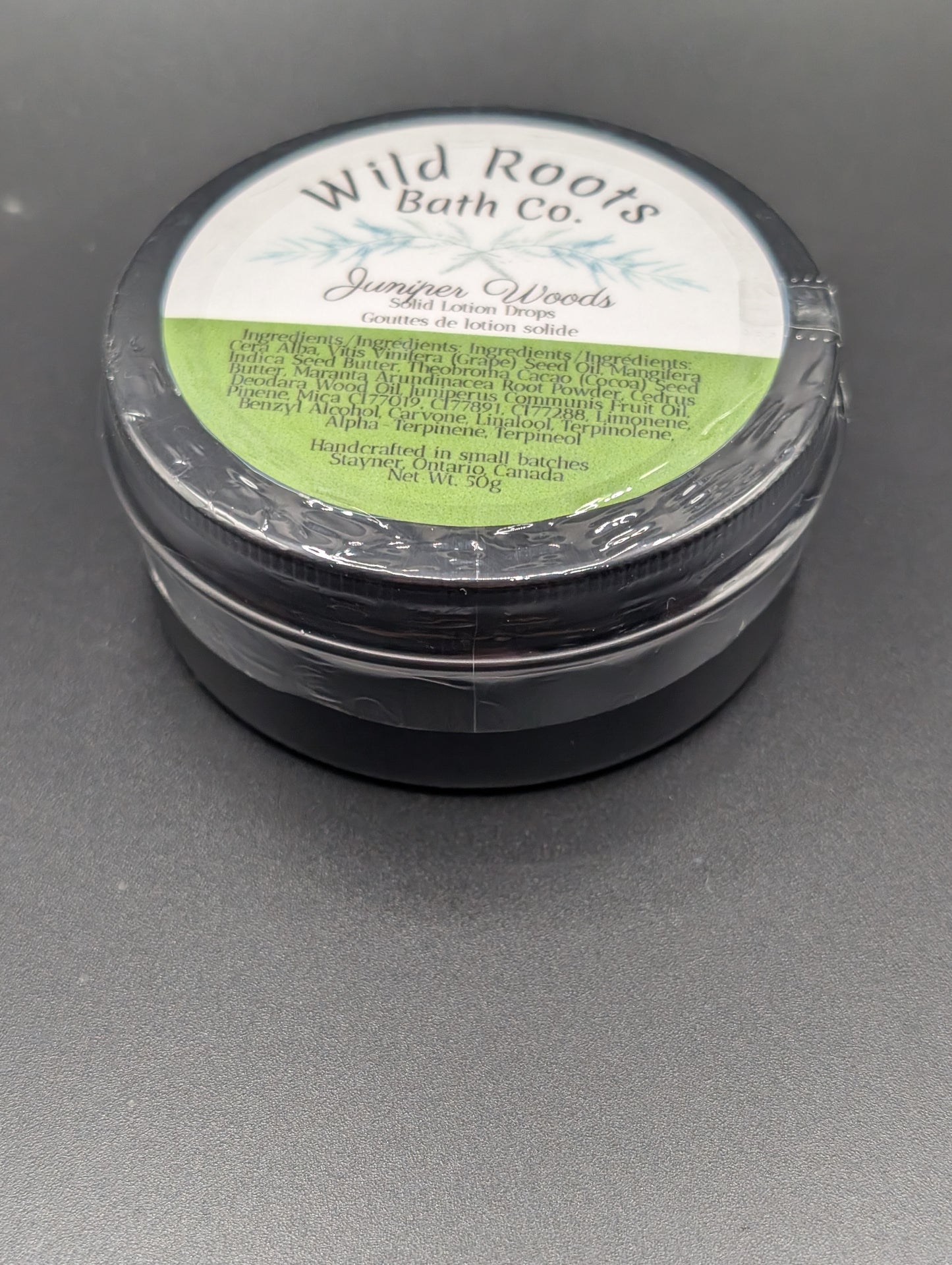 Juniper Woods Solid Lotion Drops