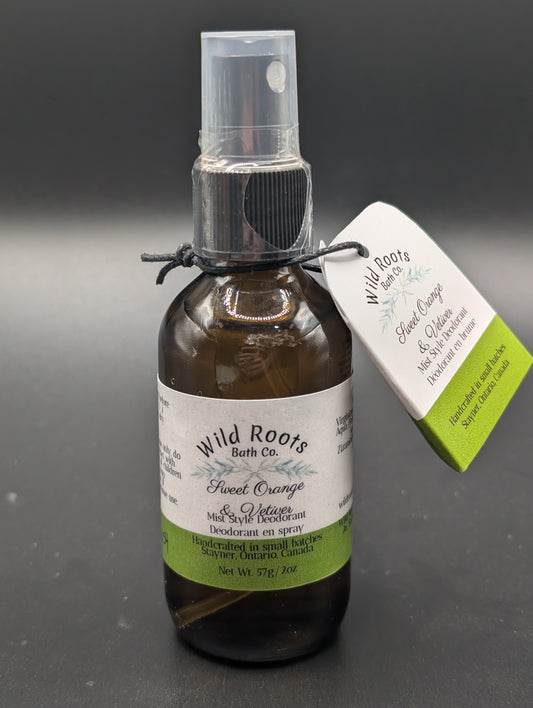 Sweet Orange & Vetiver Mist Style Deodorant