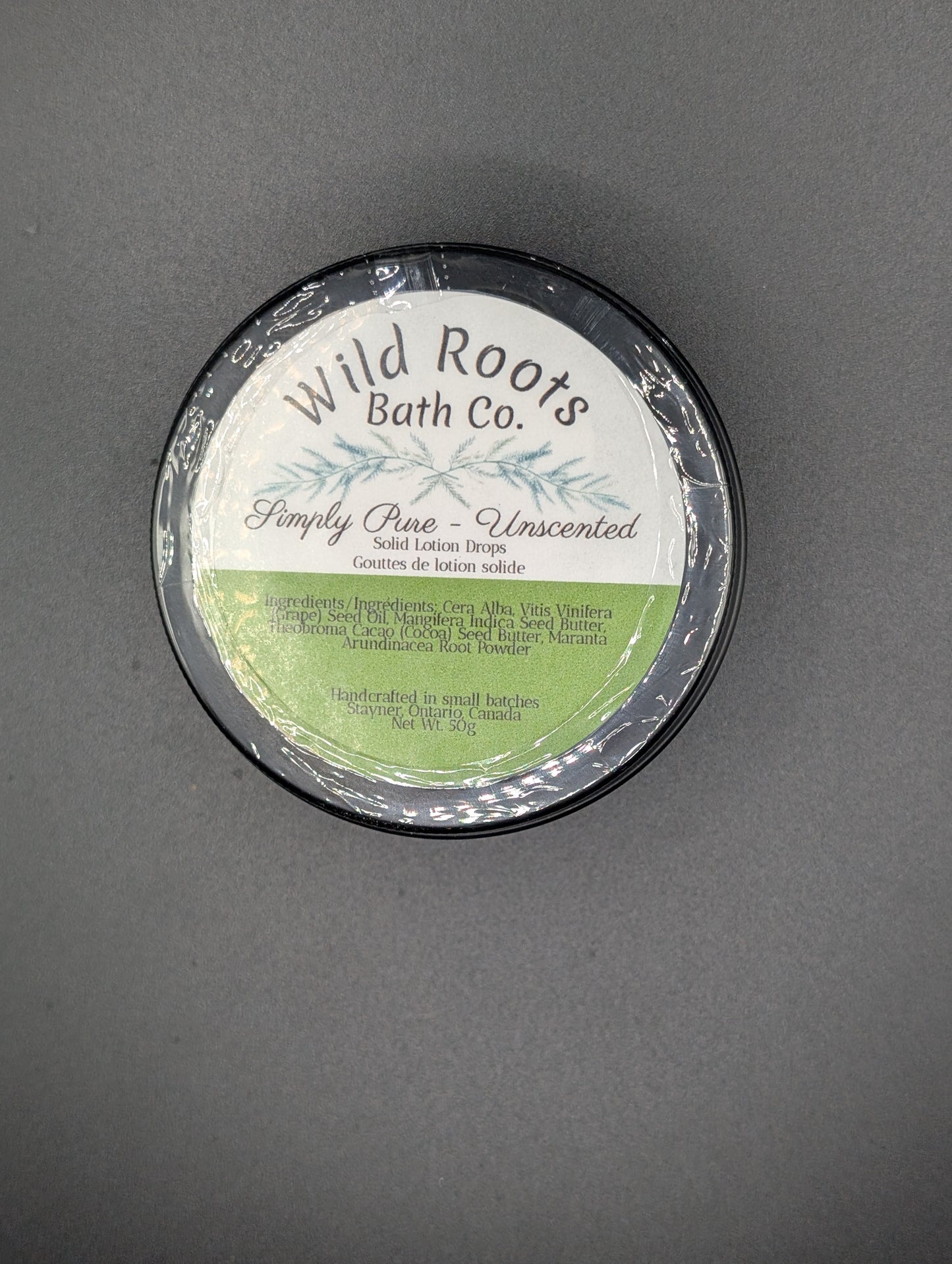 Simply Pure Unscented Solid Lotion Drops
