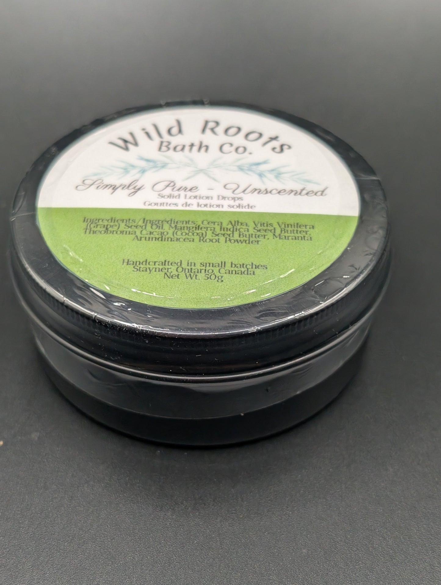 Simply Pure Unscented Solid Lotion Drops
